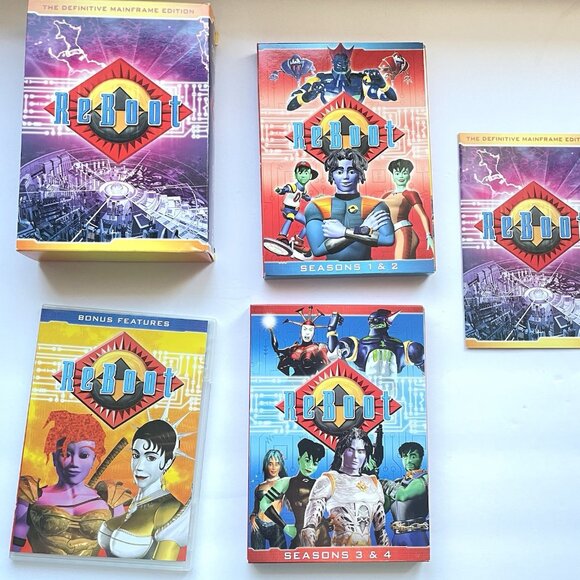 Reboot DVD Series Season 1 2 3 4  Definitive mainframe edition - Picture 1 of 16
